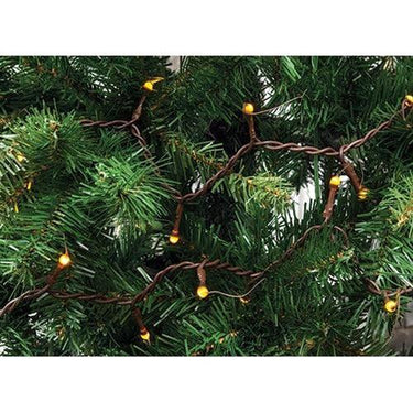 Brown Silicone Teeny Lights, Brown Cord, 50ct - The Fox Decor